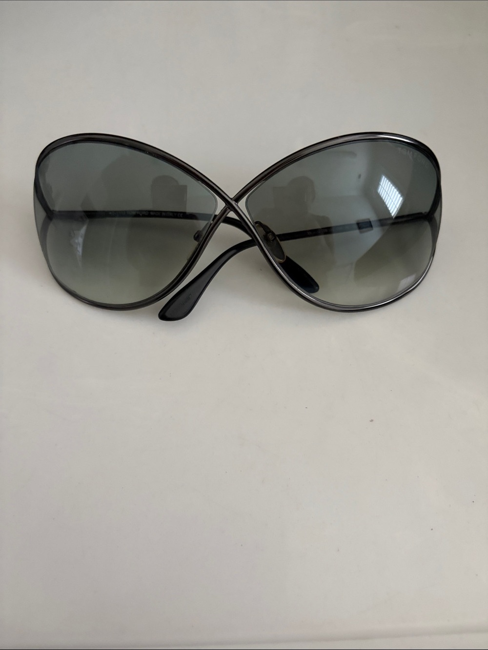 Oversized Tom Ford Miranda Women's Sunglasses - Gray Gradient Lenses
